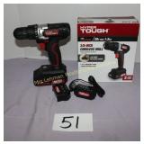 Hyper Tough 12V 3/8" Cordless drill w/ battery
