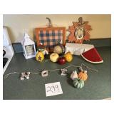 Decor--Lantern, Fruit, Frame