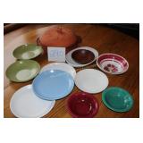Terra Cotta Apple Baker, Misc, Melmac Plates and