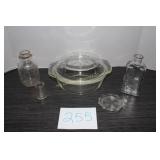 Fire King 1 1/2 Qt Casserole Dish with Lid,