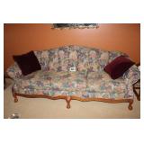 Bassett Floral 3 Cushion Couch