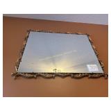 Antique Gold Hanging Mirror