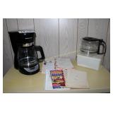 12 Cup Coffee Maker, Extra Pot, Recipe Books,