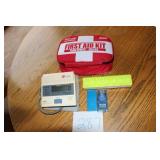 First Aid Kit, Blood Pressure Monitor Digital,