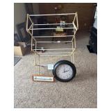 Smaller Clothes Drying Rack and La Crosse Clock
