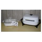 Westband Electric Skillet, Corning Ware Lidded