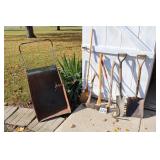 Yard Tools with Wheel Barrow