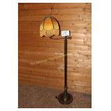 Antique Brass Floor Lamp 13" W x 56" T