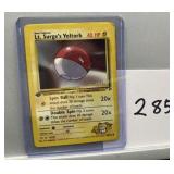 Pokemon Gym Heroes Lt. Voltorb 1st edition #84