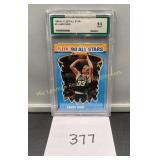 Larry Bird 1990-91 Fleer All-star crad, graded