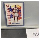 Michael Jordan 1992 Skybox USA Barcelona card
