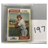 Mike Schmidt 1974 Topps 283