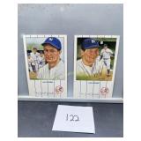 Lou Gehrig 1989 post cards, Historic Limited Ed.