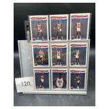 1991-92 Hoops USA McDOnalds-9 cards, Jordan,