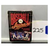 1992 MLB Aces playing cards deck, opened