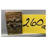 Pokemon 1999 Gold Plated Card 23K Nintendo Togepi