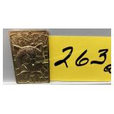 Pokemon 1999 Gold Plated Card 23K Nintendo