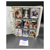 White 3-in binder over 40 pages--early 90