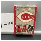 Cincinnati Reds 1993 playing cards deck, opened