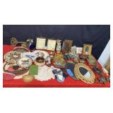 Misc Decor--Wall Hangings, Doilies, Umbrella, Etc