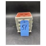 Red Wing USA #1378 Grey/Peach Planter