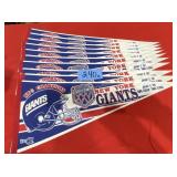 Super Bowl 25 Pennants Giants 10 Total