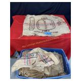 burlap sacks coffee export cafï¿½ large tote