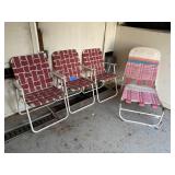 Lawn Chairs--3 Weaved--Lounge Chair