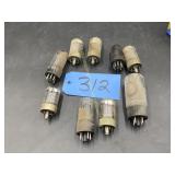 Old TV Fueses 9 Total