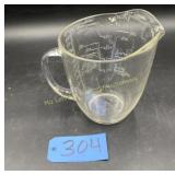 Large Clear Glass Measuring Cups