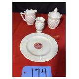 White Milk Glass, 1972 Dunkirk, IN glass days