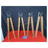 4 saw horse legs