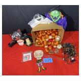 Box of Holiday Decorations, Christmas, H