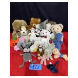 Tote of Stuffed Animals