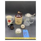 Crystal American Cup Stein, USA Indiana