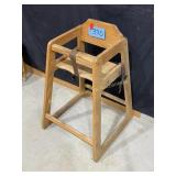 Wooden childs highchair-29 x 18 x 19