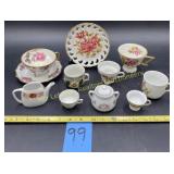 Germany cups, Japan cup and saucer, 2 pieces of