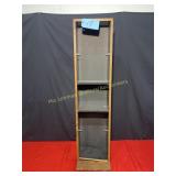 Storage rack- DVD 11"W x 6"D x 45 1/2" T, As is