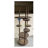 Wood Plant Stand--25" W x 58" T