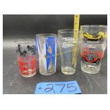 Misc Glass Cups--Old Cars Cup, Scottish Terrier,
