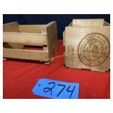 Napa Valley Box (Small Wooden Crates)--2 Total