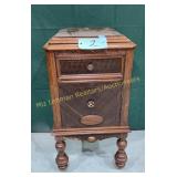 Smoking Stand on Wheels 15 1/2"W x 15" D x 32" T