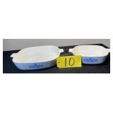 Corning Ware, Blue Cornflower, 1 qt. and 10"