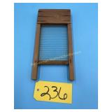 Salesman Sample Glass Washboard