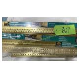 6-72' Carpet Gripper, Brass, 1-36' Carpet Gripper