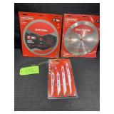 2-Craftsman 10' Saw Blades, Bi-Metal Saw Blade Kit