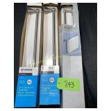 3-24' Moen Brushed Nickle Towel Bars