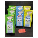 Box of cleaning concentrate with bottles