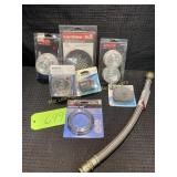 Shower, tub plumbing supplies, etc.