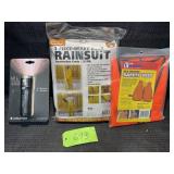 Heavy Duty Rainsuit-XXL, safety vest- Outdoor